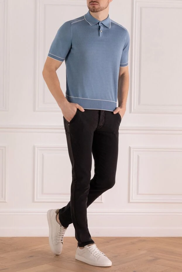 Jacob Cohen man black cotton jeans for men buy with prices and photos 158412 - photo 2