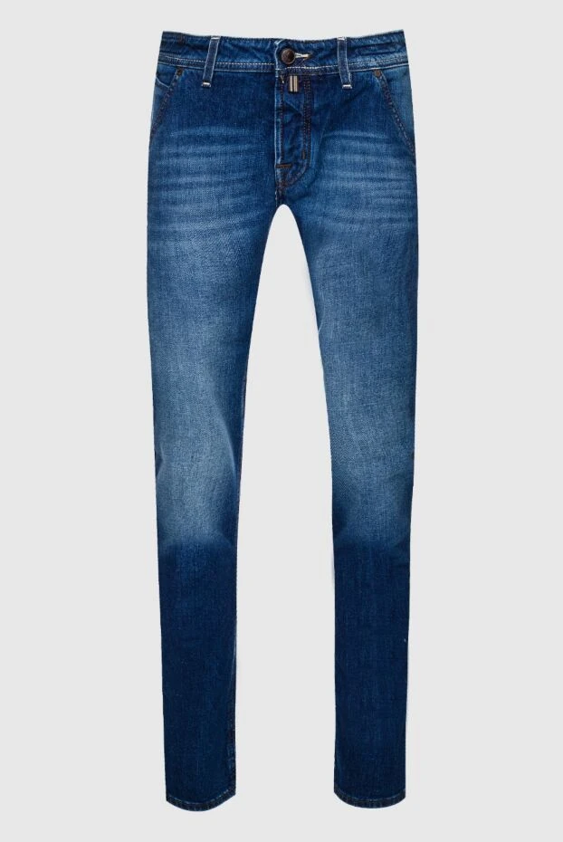 Jacob Cohen man blue cotton jeans for men buy with prices and photos 158413 - photo 1