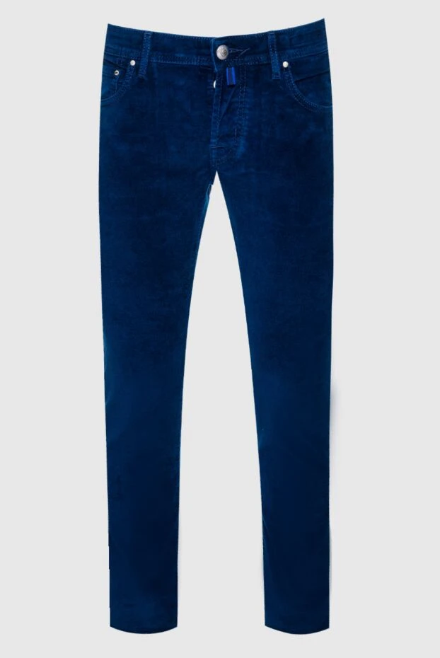 Jacob Cohen мужские джинсы из хлопка синие мужские купить с ценами и фото 158417 - фото 1