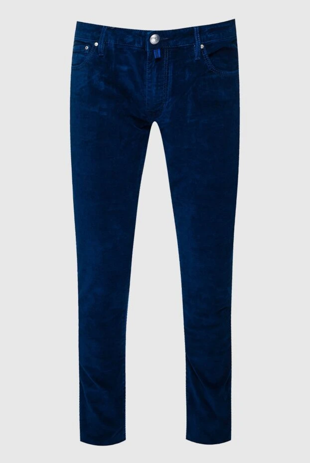 Jacob Cohen мужские джинсы из хлопка синие мужские купить с ценами и фото 158418 - фото 1