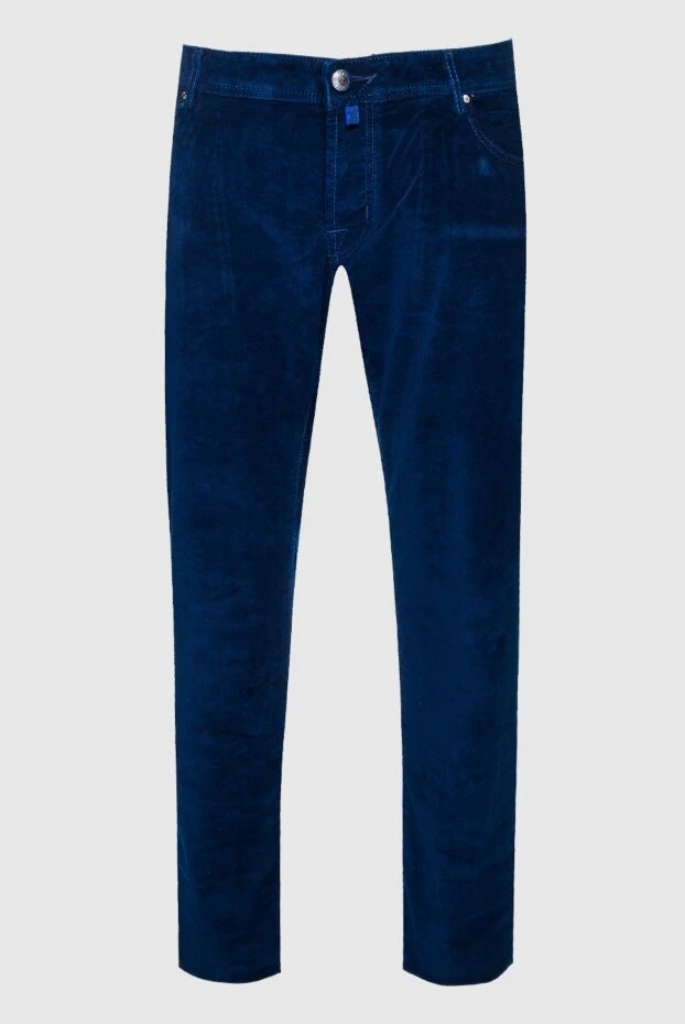 Jacob Cohen мужские джинсы из хлопка синие мужские купить с ценами и фото 158420 - фото 1