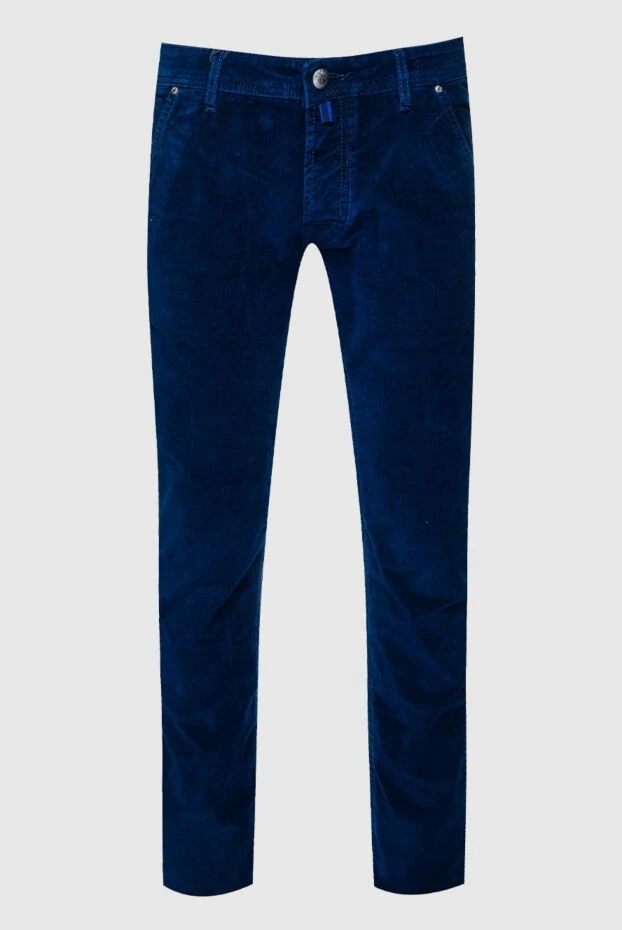 Jacob Cohen мужские джинсы из хлопка синие мужские купить с ценами и фото 158421 - фото 1