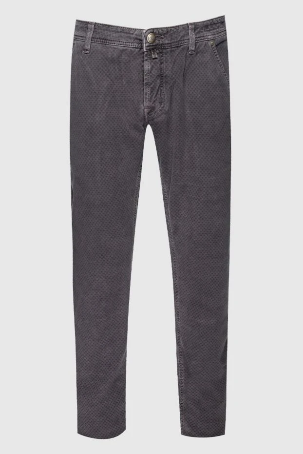 Jacob Cohen мужские джинсы из хлопка серые мужские купить с ценами и фото 158436 - фото 1