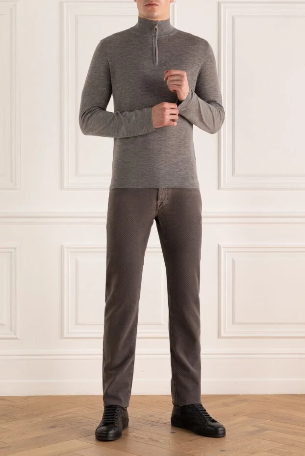 Jacob Cohen man gray cotton jeans for men buy with prices and photos 158436 - photo 2