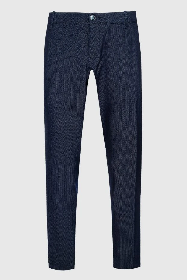 Jacob Cohen мужские джинсы из хлопка и полиэстера синие мужские купить с ценами и фото 158439 - фото 1