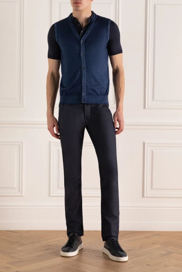 Jacob Cohen man cotton and polyester jeans blue for men buy with prices and photos 158444 - photo 2