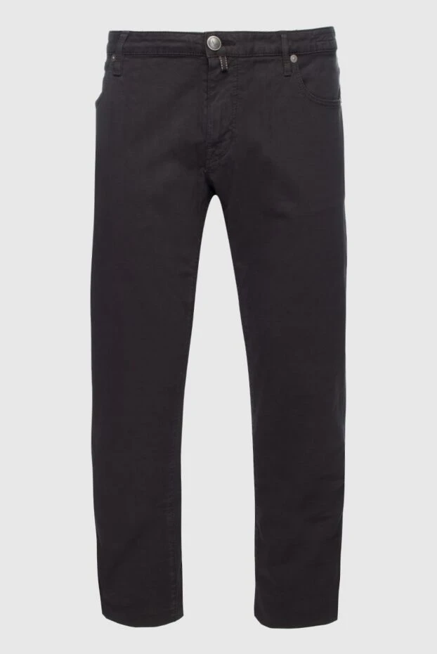 Jacob Cohen мужские джинсы из хлопка и модала серые мужские купить с ценами и фото 158448 - фото 1