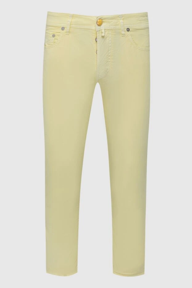Jacob Cohen чоловічі джинси з бавовни жовті чоловічі купити фото з цінами 158457 - фото 1