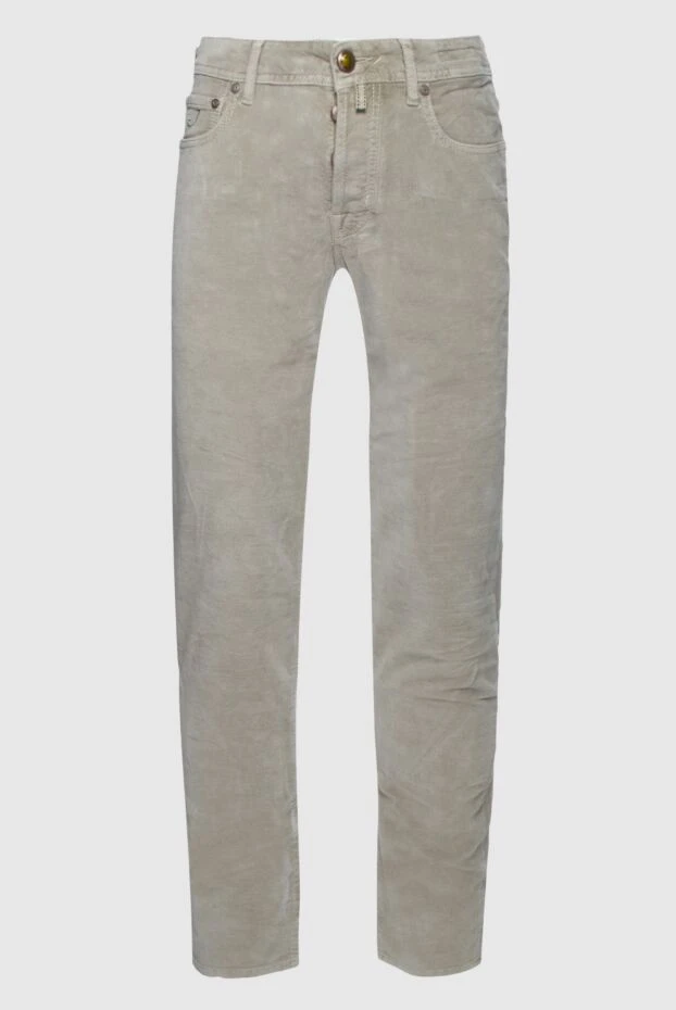 Jacob Cohen мужские джинсы из хлопка бежевые мужские купить с ценами и фото 158462 - фото 1