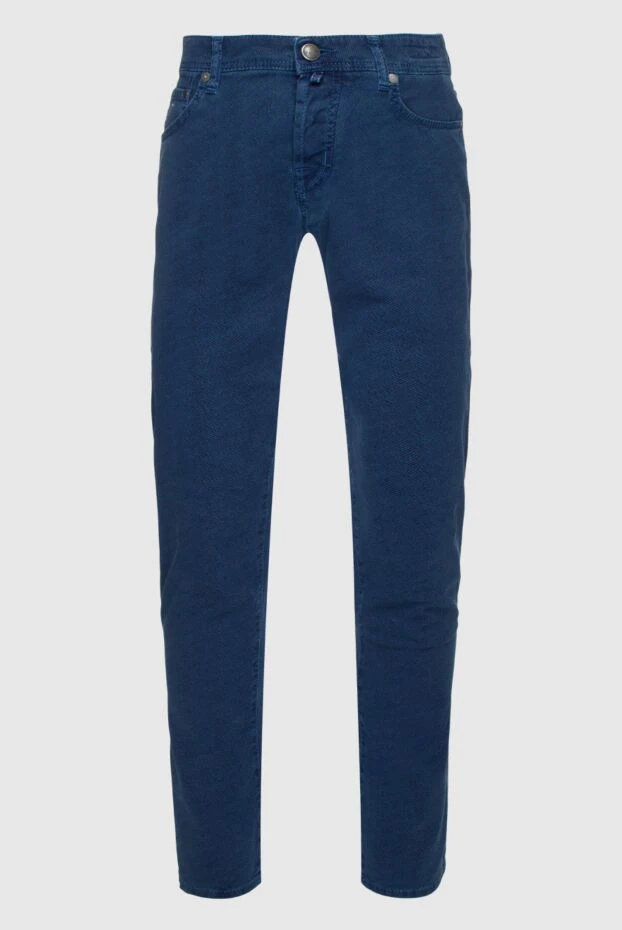 Jacob Cohen мужские джинсы из хлопка синие мужские купить с ценами и фото 158470 - фото 1