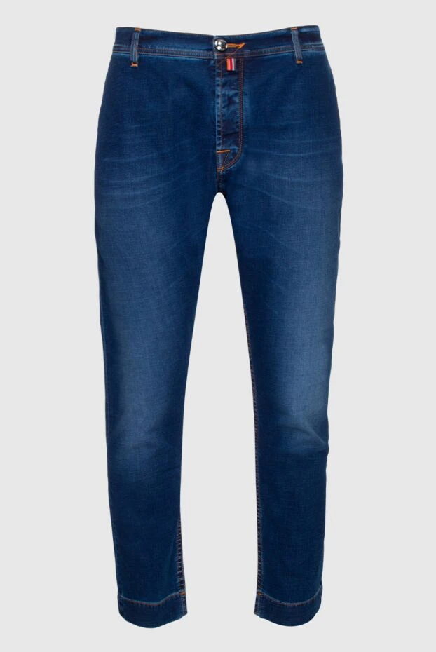 Jacob Cohen мужские джинсы из хлопка и эластана синие мужские купить с ценами и фото 158471 - фото 1