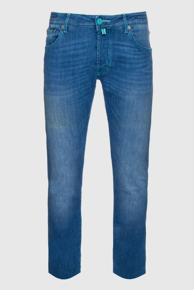 Jacob Cohen man blue cotton jeans for men buy with prices and photos 158474 - photo 1
