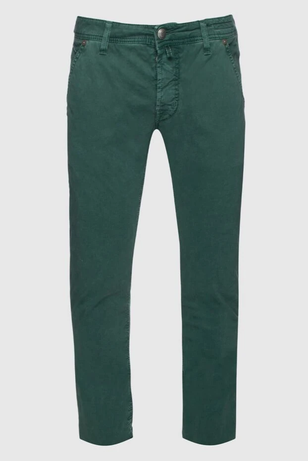 Jacob Cohen man cotton jeans green for men buy with prices and photos 158477 - photo 1