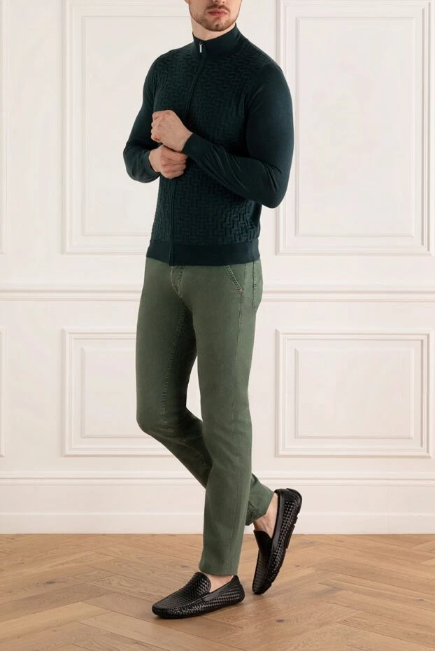 Jacob Cohen man cotton jeans green for men buy with prices and photos 158477 - photo 2