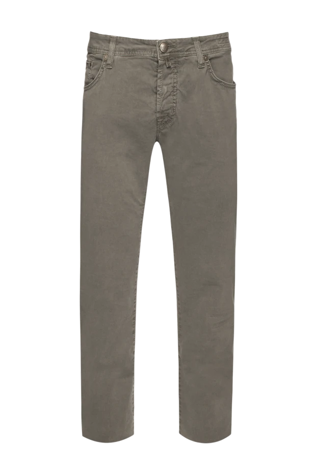 Jacob Cohen man gray cotton jeans for men 158485 - photo 1