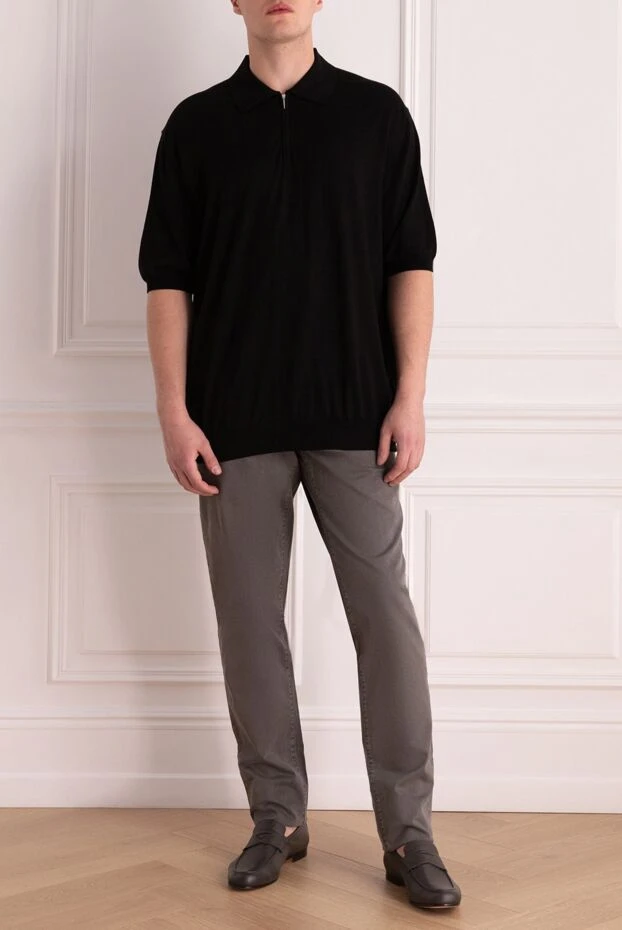 Jacob Cohen man gray cotton and modal jeans for men buy with prices and photos 158486 - photo 2