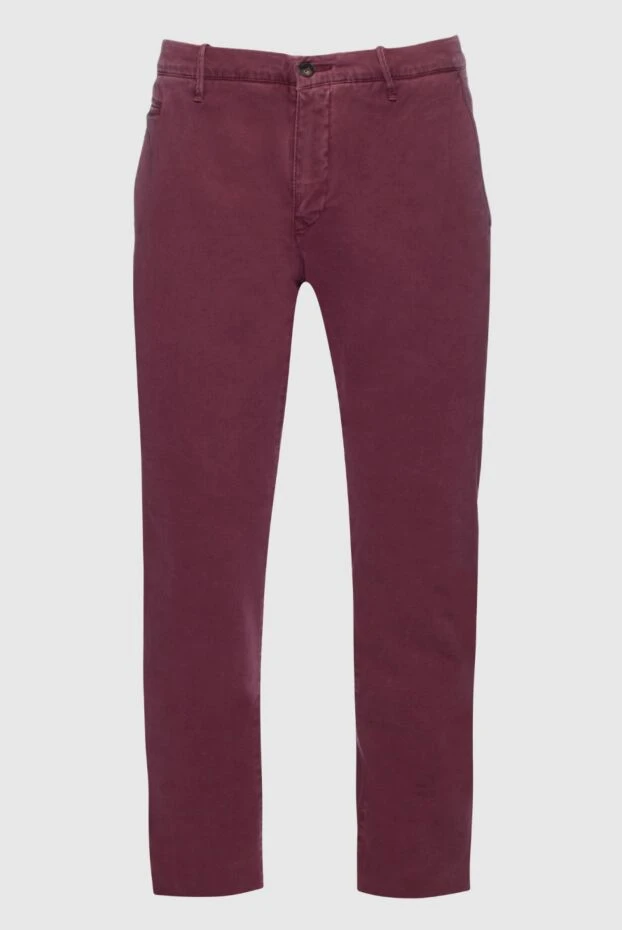 Jacob Cohen cotton and modal jeans in burgundy. men 158492 - photo 1