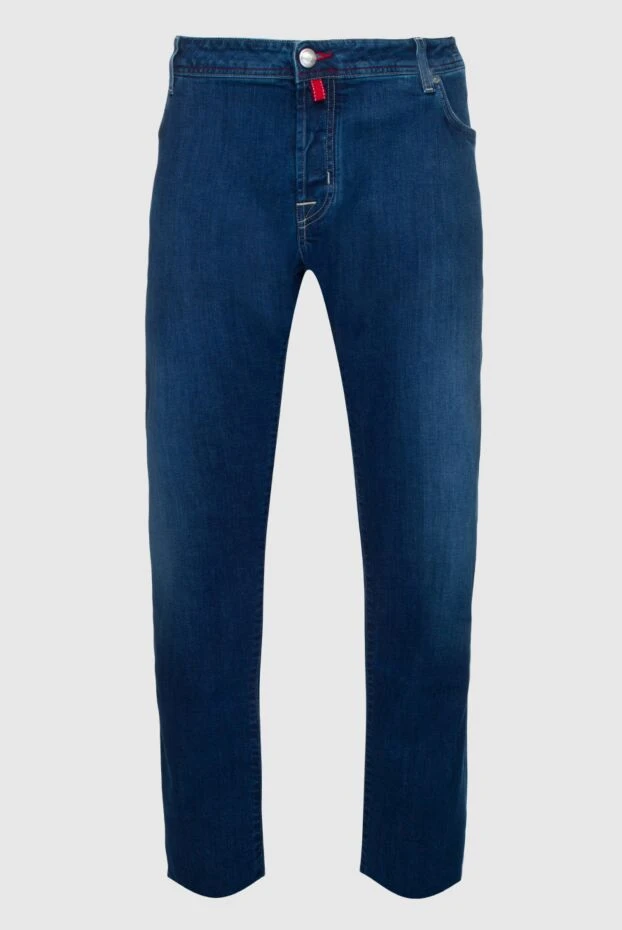 Jacob Cohen мужские джинсы из хлопка и полиэстера синие мужские купить с ценами и фото 158498 - фото 1