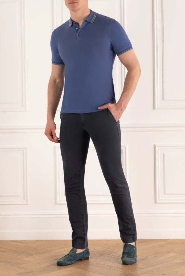 Jacob Cohen man blue cotton jeans for men buy with prices and photos 158500 - photo 2