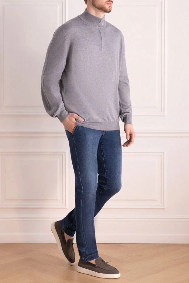 Jacob Cohen man blue cotton jeans for men buy with prices and photos 158503 - photo 2