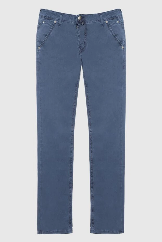 Jacob Cohen man blue cotton jeans for men buy with prices and photos 158505 - photo 1