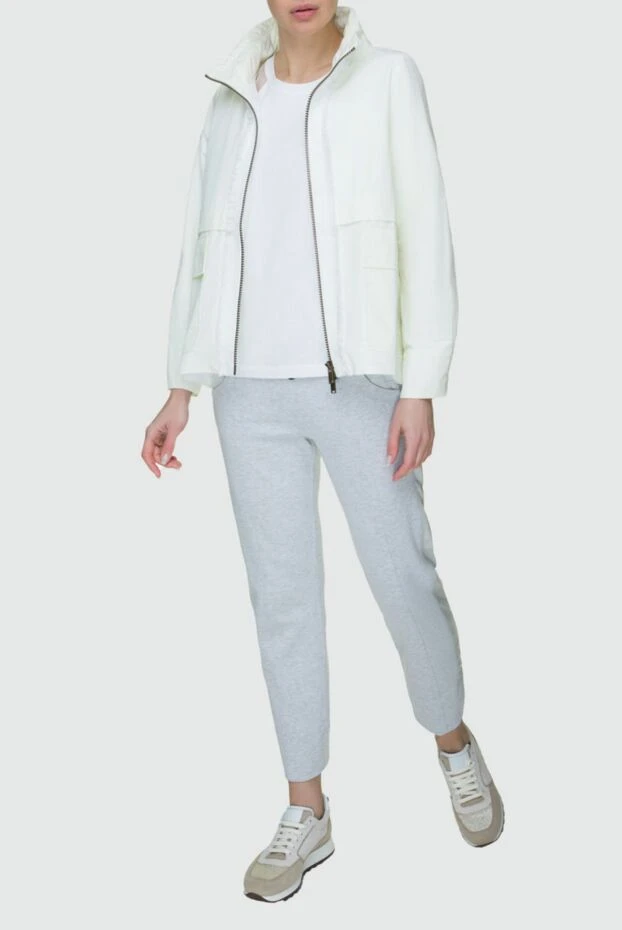 Tonet woman white polyester and cotton windbreaker for women buy with prices and photos 158535 - photo 2