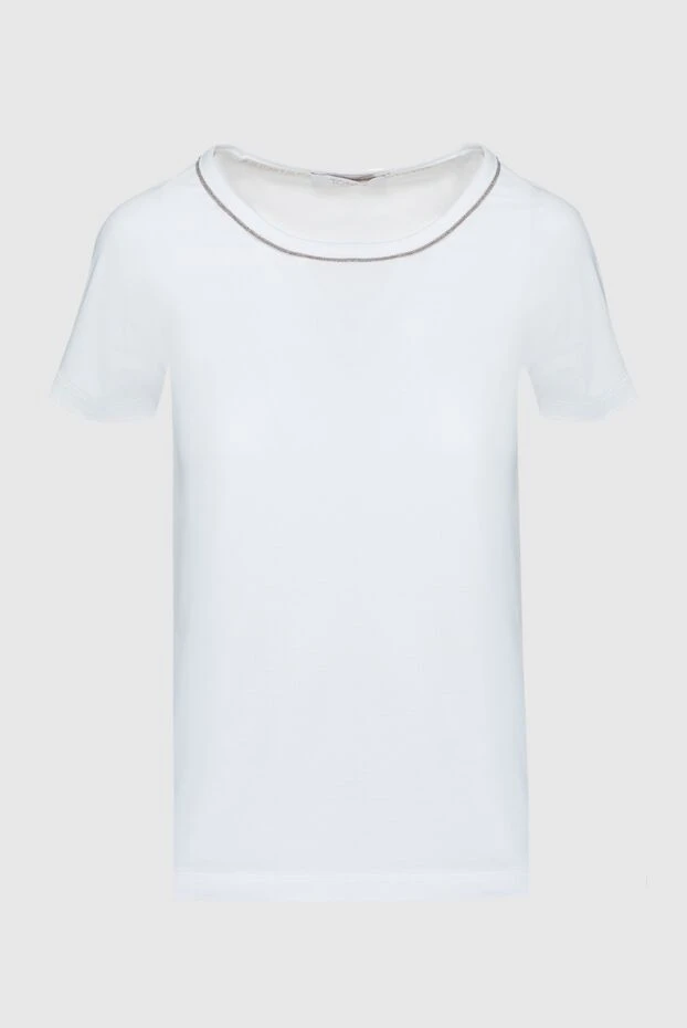 Tonet white cotton t-shirt for women 158539 - photo 1