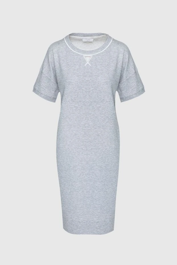 Tonet woman gray cotton dress for women 158541 - photo 1