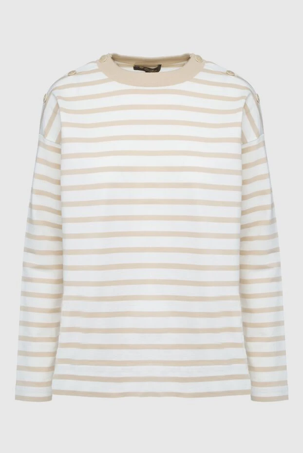 Loro Piana woman white cotton jumper for women buy with prices and photos 158545 - photo 1