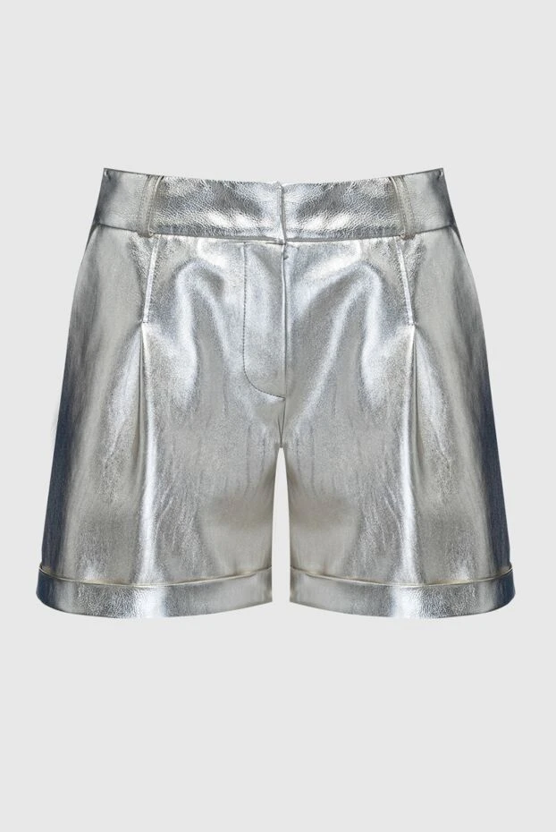 Fleur de Paris woman gray leather shorts for women buy with prices and photos 158565 - photo 1