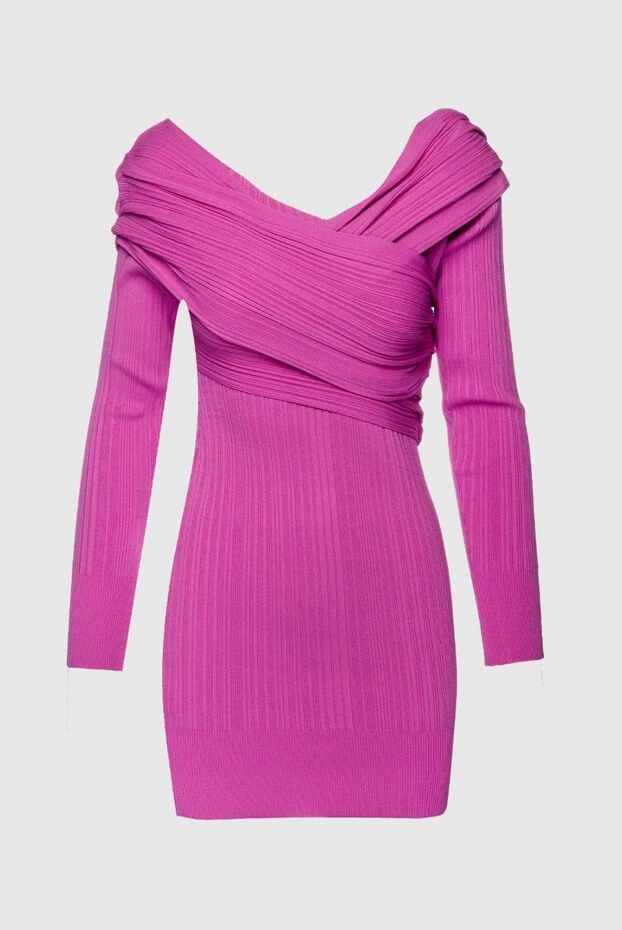Herve Leger женские платье-мини розовое женское купить с ценами и фото 158583 - фото 1