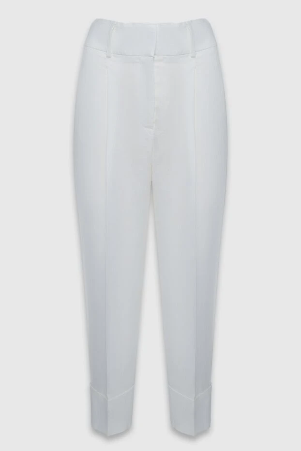 Peserico woman white trousers for women buy with prices and photos 158625 - photo 1