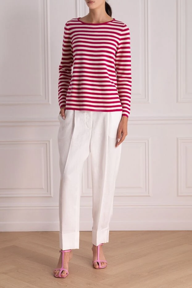 Peserico woman white trousers for women buy with prices and photos 158625 - photo 2