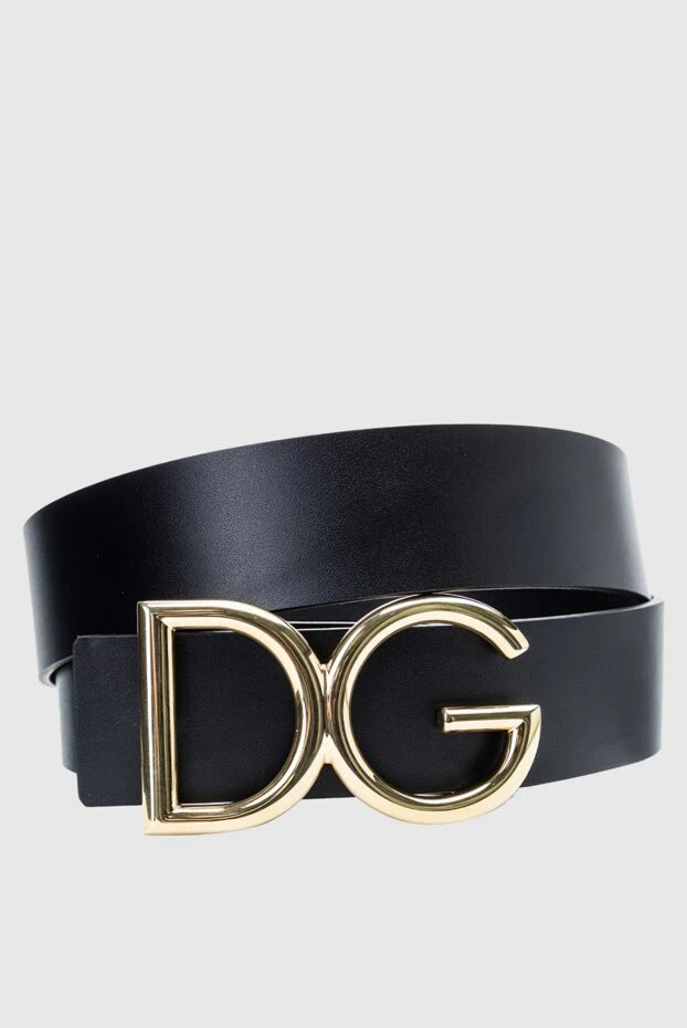 Dolce & Gabbana woman black leather belt for women buy with prices and photos 158654 - photo 1