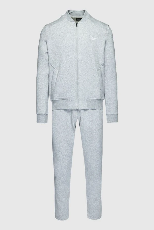 Ermenegildo Zegna man men's sports suit made of cotton and polyester, gray 158691 - photo 1