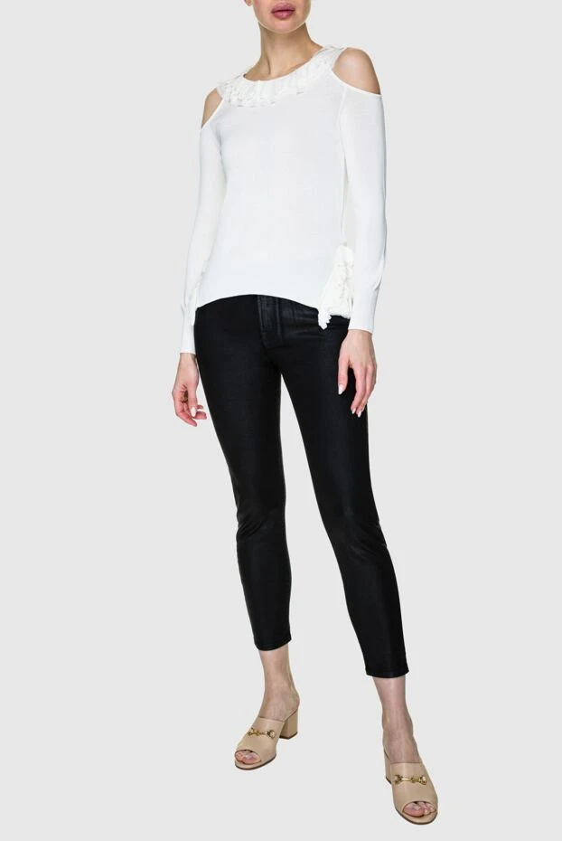 Ermanno Scervino woman white cotton blouse for women buy with prices and photos 158699 - photo 2