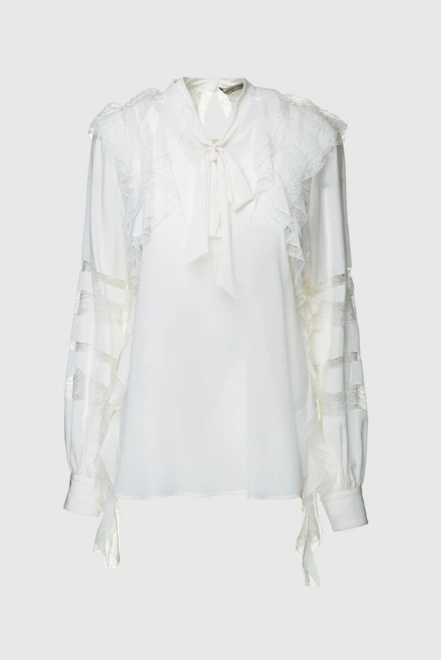 Ermanno Scervino жіночі блуза з шовку біла жіноча купити фото з цінами 158702 - фото 1