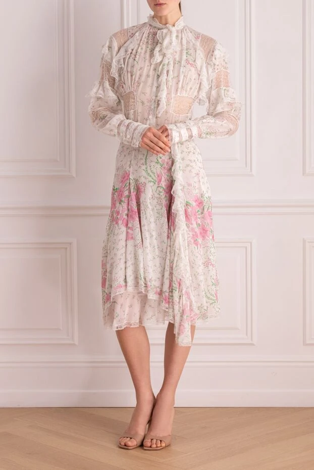 Ermanno Scervino жіночі сукня з шовку біла жіноча купити фото з цінами 158714 - фото 2