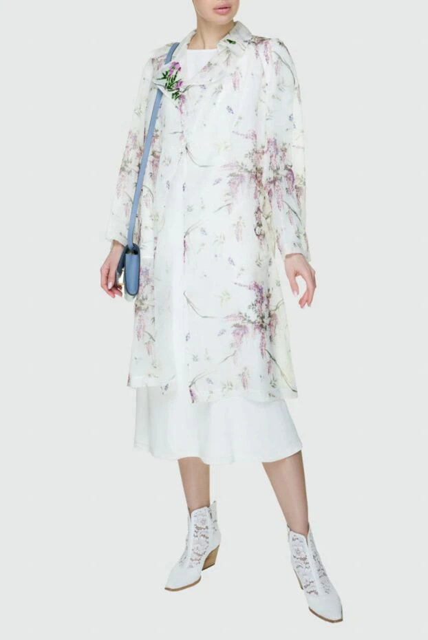Ermanno Scervino woman white acetate and viscose dress for women buy with prices and photos 158715 - photo 2
