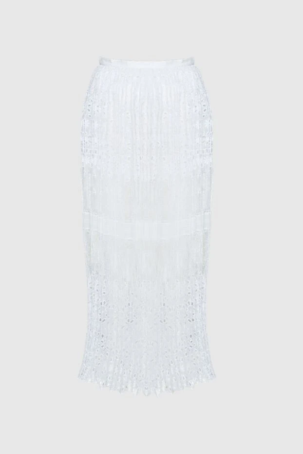 Ermanno Scervino женские юбка из полиэстера белая женская купить с ценами и фото 158720 - фото 1