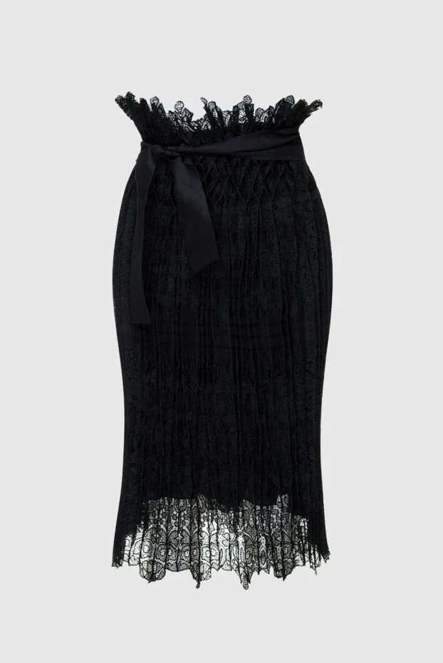 Ermanno Scervino женские юбка из шелка и полиамида черная женская купить с ценами и фото 158722 - фото 1