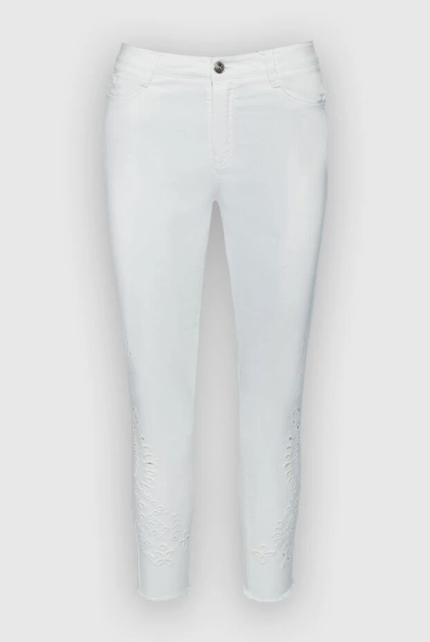 Ermanno Scervino женские джинсы из хлопка белые женские купить с ценами и фото 158728 - фото 1