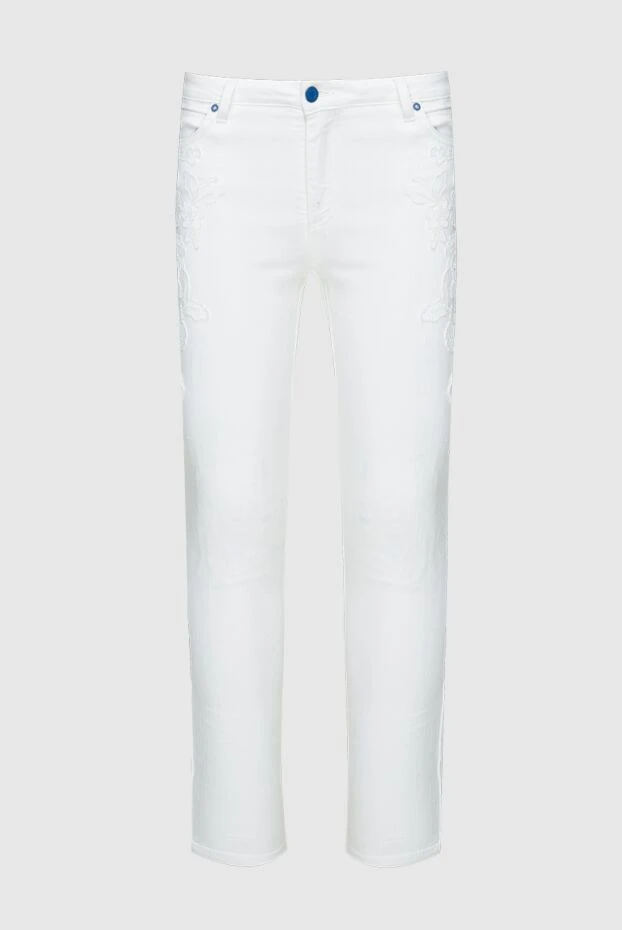 Ermanno Scervino women's white jeans with embroidery 158731 - photo 1