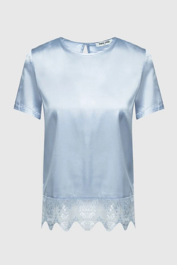 Max&Moi жіночі блуза з шовку блакитна жіноча купити фото з цінами 158868 - фото 1