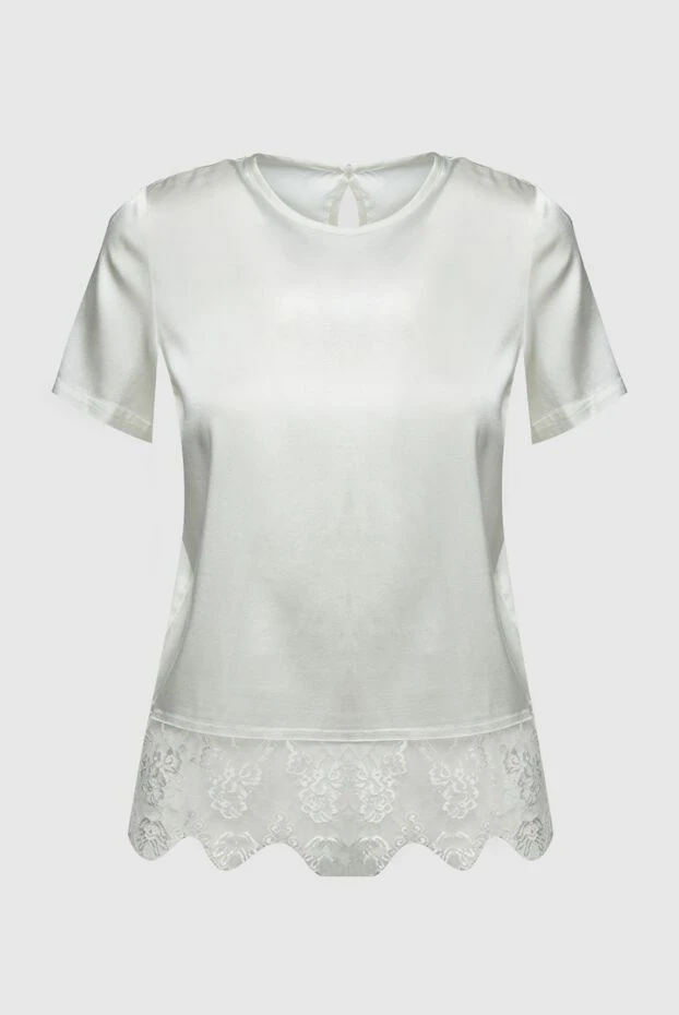 Max&Moi женские блуза из шелка белая женская купить с ценами и фото 158869 - фото 1