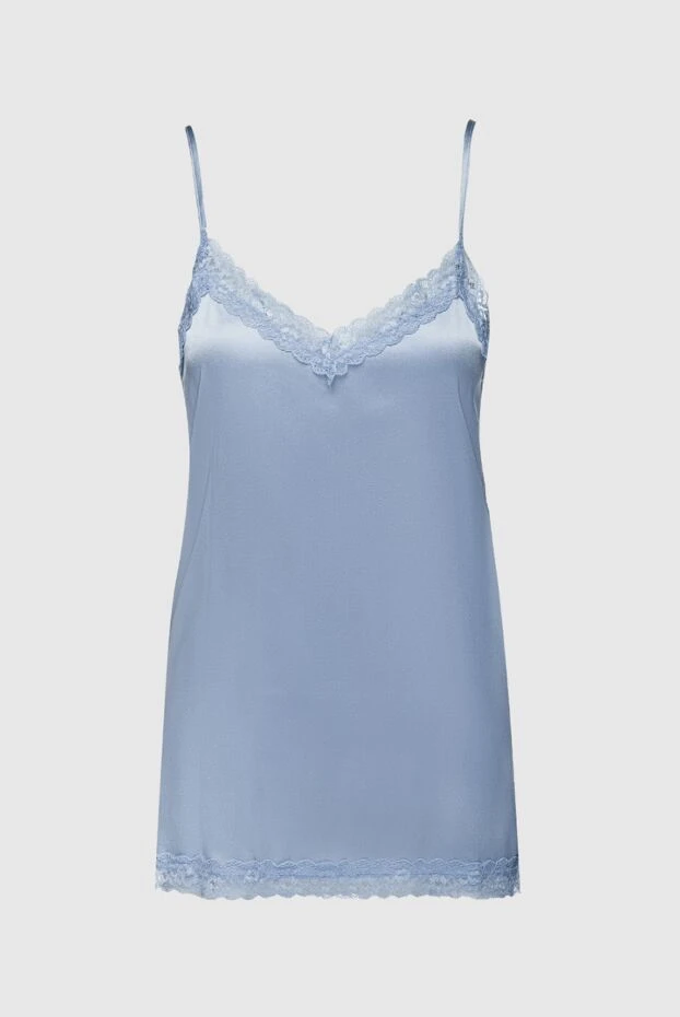 Max&Moi жіночі топ з шовку та еластану блакитний жіночий купити фото з цінами 158871 - фото 1