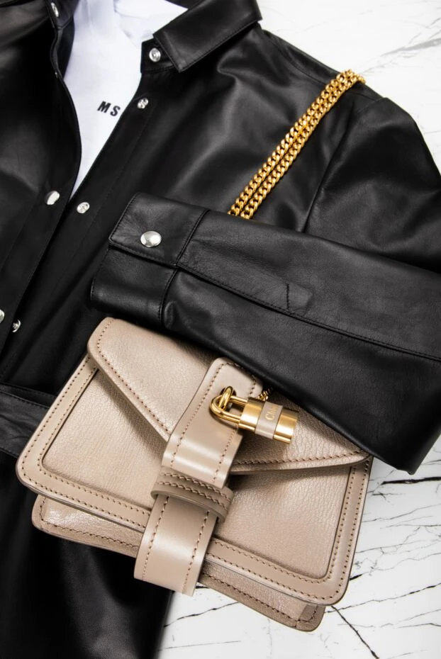 MSGM боді білий базовий стиль з коротким рукавом та принтом 158880 - фото 3