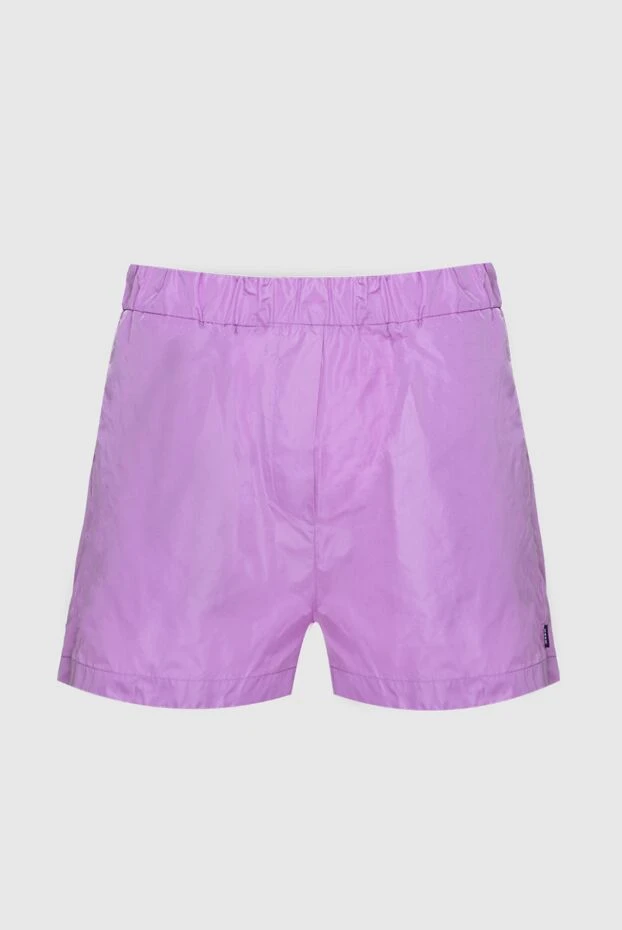 MSGM woman purple polyester shorts for women 158895 - photo 1