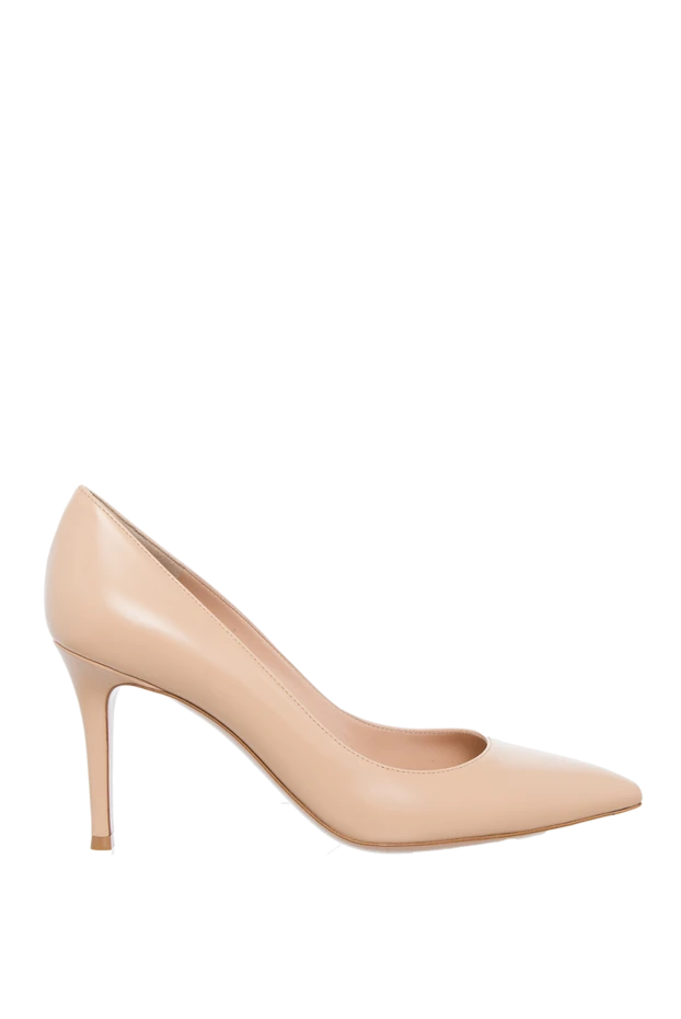 Gianvito Rossi woman beige leather shoes for women buy with prices and photos 158918 - photo 1
