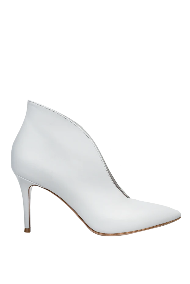 Gianvito Rossi женские ботильоны из кожи белые женские 158920 - фото 1